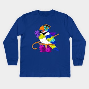 Barker Bird Enchanted Tiki Room Kids Long Sleeve T-Shirt